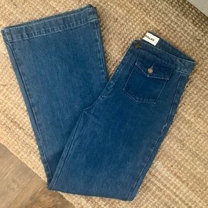 Rolla’s Eastcoast flare hi rise jeans